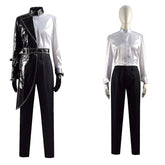 2021 Cruella De Vil Cosplay Costume Cruella Black White Shirt Coat